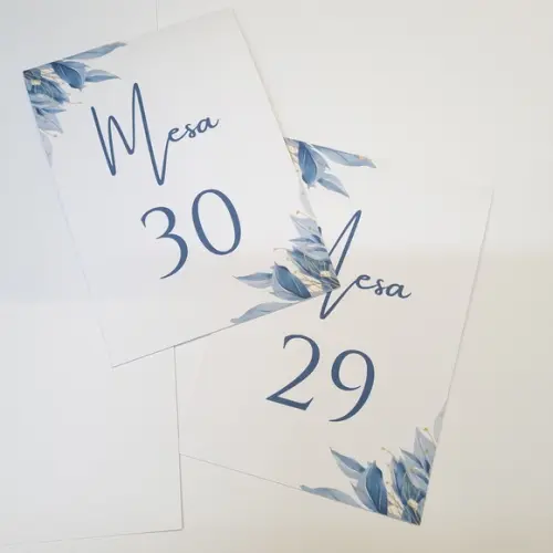 Numeração de Mesa para Casamento