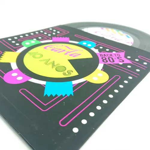 Convite de Vinil New Wave