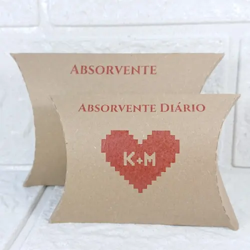 Kit Toalete Coração Kraft