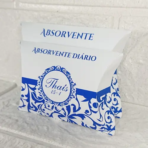 Duas Bandejas e Kit Toalete Fem e Masc Azul