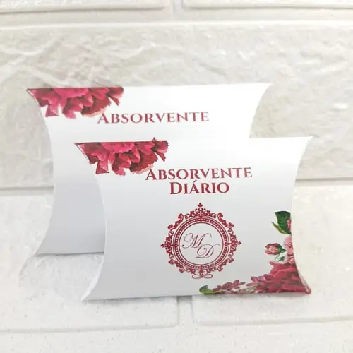 Kit Toalete Fem. e Masc. Floral Marsala