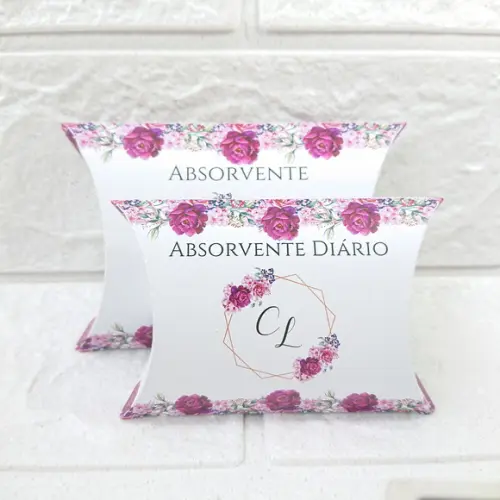 Kit Toillet Floral Magenta