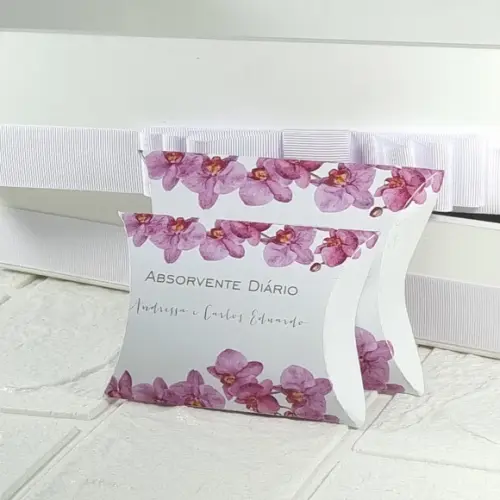 Duas Bandejas e Kit Toalete Fem e Masc Orquídeas