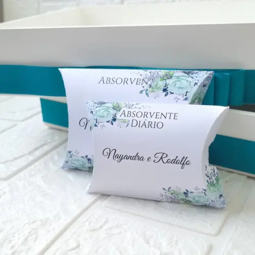 Kit Toalete e Bandejas Floral Verde