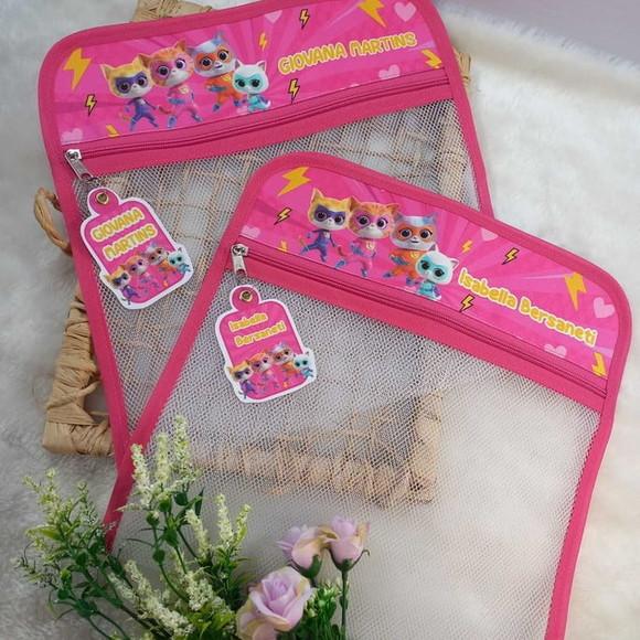 2x Saquinho 30x30 Personalizado, Roupinhas, Infantil Escola.