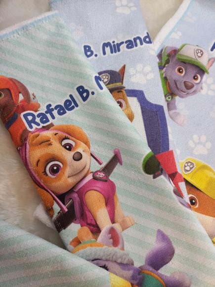 6x Toalhinha Personalizada Sublimação.