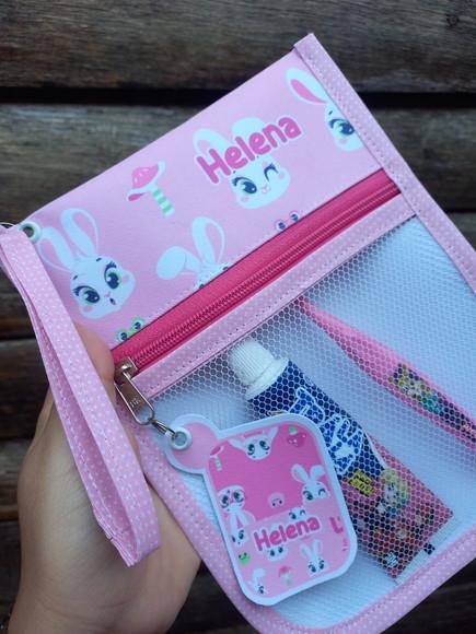 Estojo, Higiene Bucal Personalizado Kit Escolar