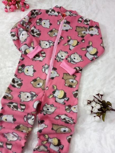 Macacão Pijama em Soft. (1 ou 2 anos)