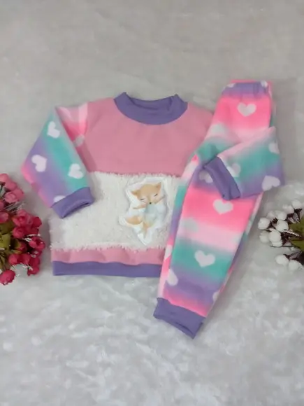 Conjunto Infantil de Inverno Soft. ( 1 ou 2 anos )