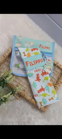Estojo Higiene Bucal Personalizado com Toalhinha.