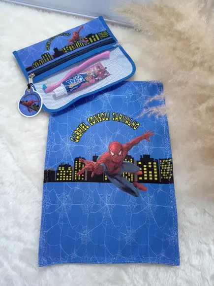 Estojo Higiene Bucal Personalizado com Toalhinha.