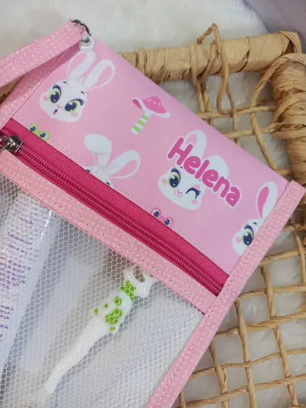 Estojo, Higiene Bucal Personalizado Kit Escolar