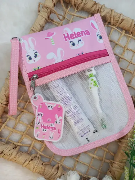 Estojo, Higiene Bucal Personalizado Kit Escolar