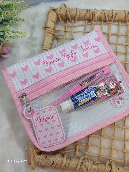 Estojo, Higiene Bucal Personalizado Kit Escolar