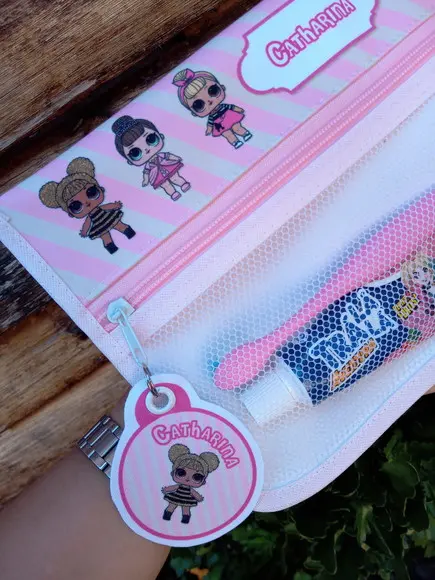 Estojo, Higiene Bucal Personalizado Kit Escolar