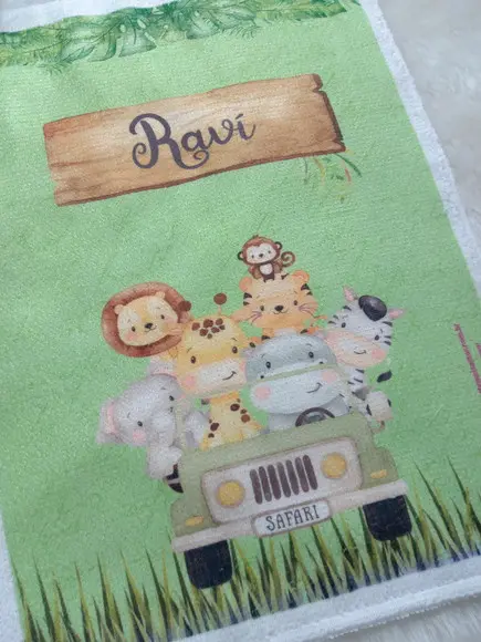 Toalhinha Personalizada Sublimação.