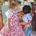 Vestido Xadrez Vermelho Bonequinha