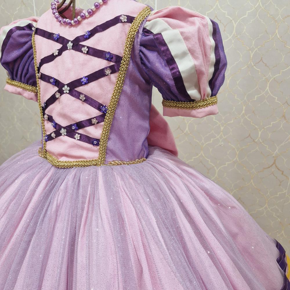 Vestido Princesa Rapunzel