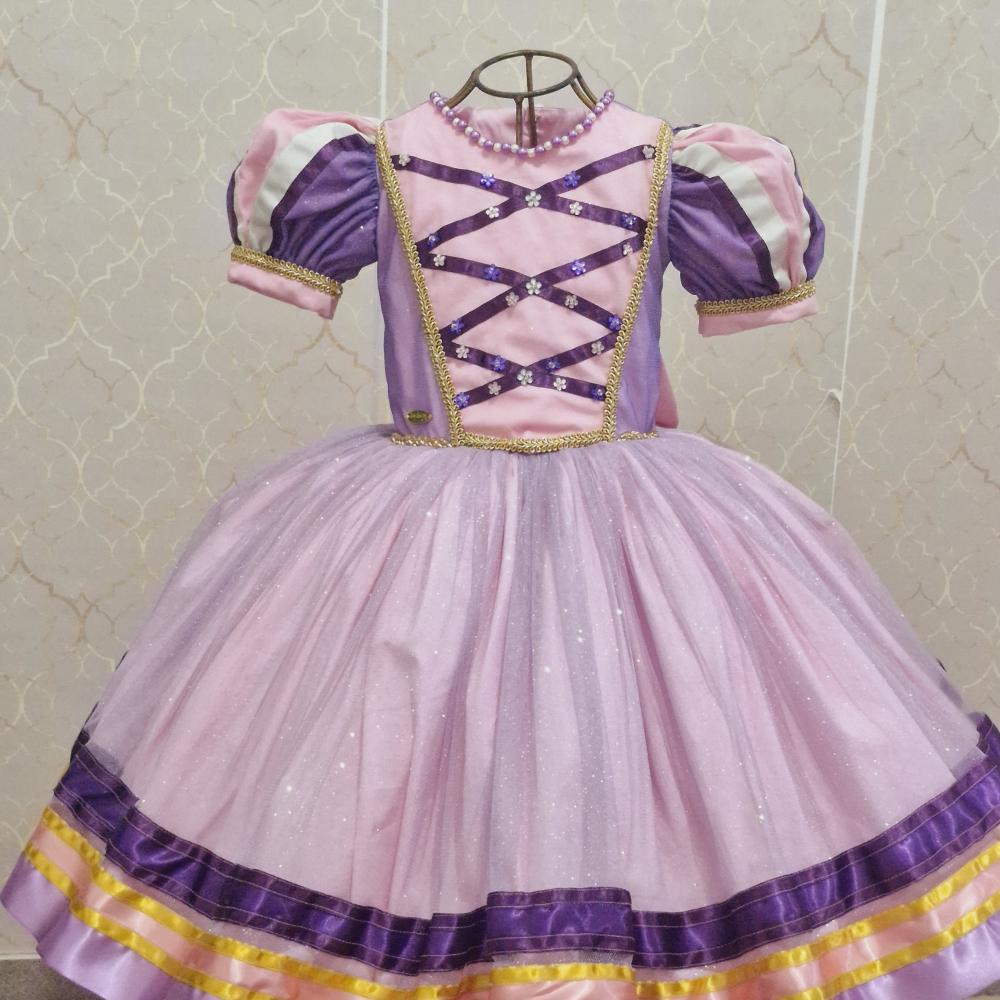 Vestido Princesa Rapunzel