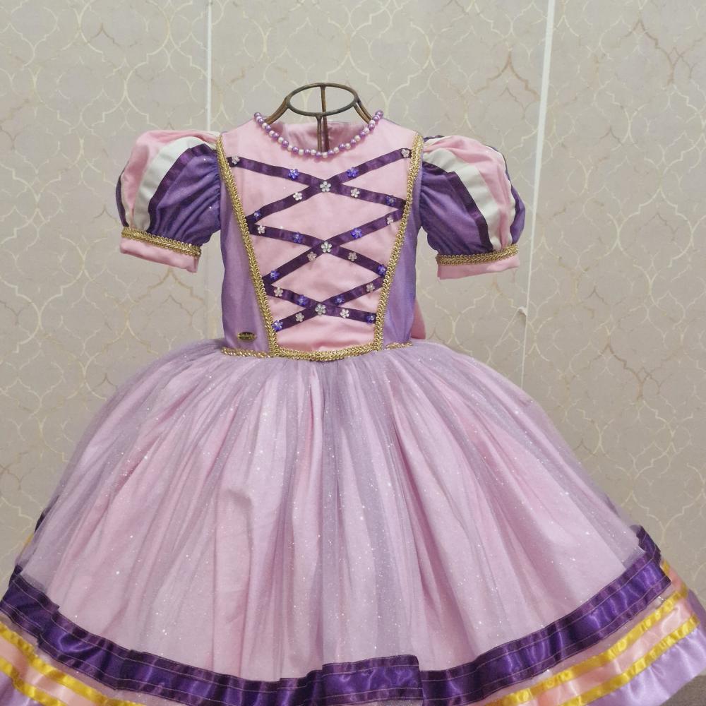 Vestido Princesa Rapunzel