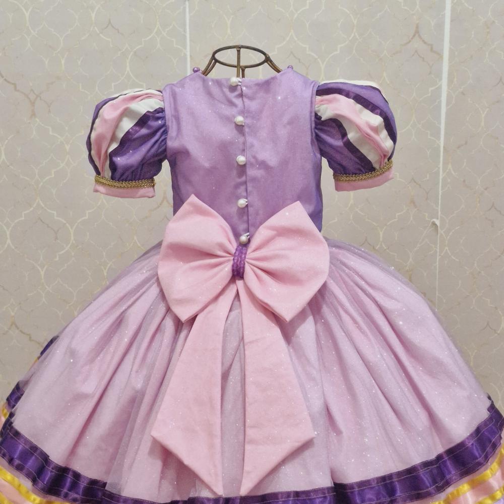 Vestido Princesa Rapunzel