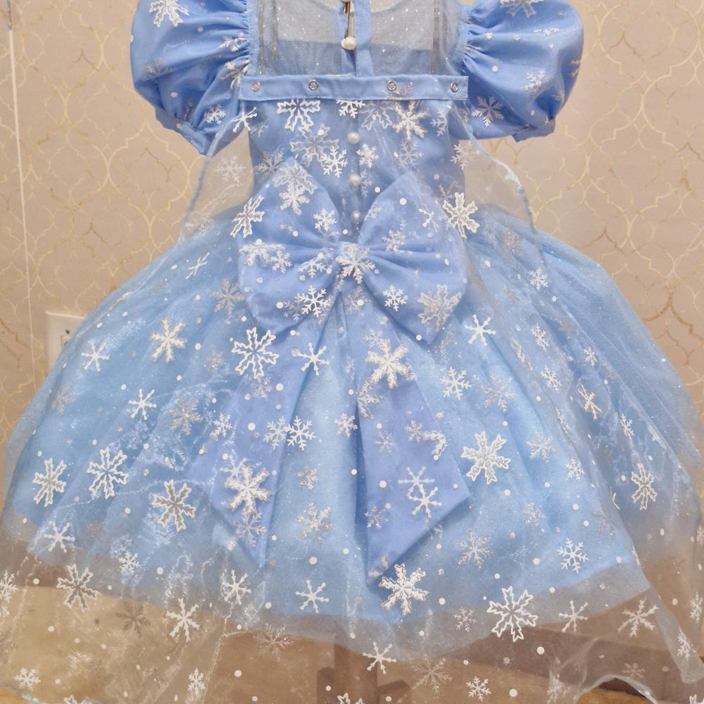 Vestido Elsa Frozen com Capa