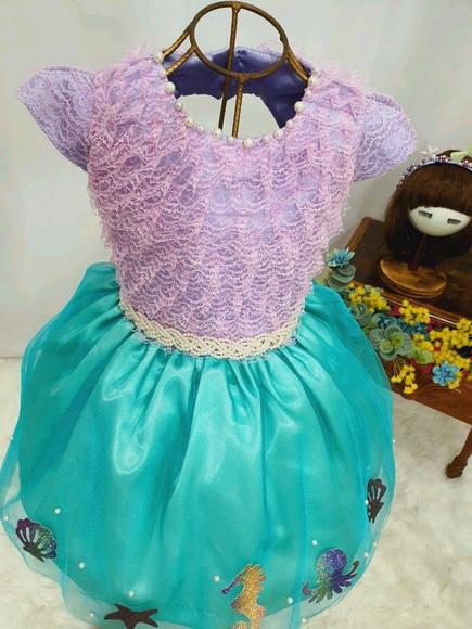 Ariel vestido mar