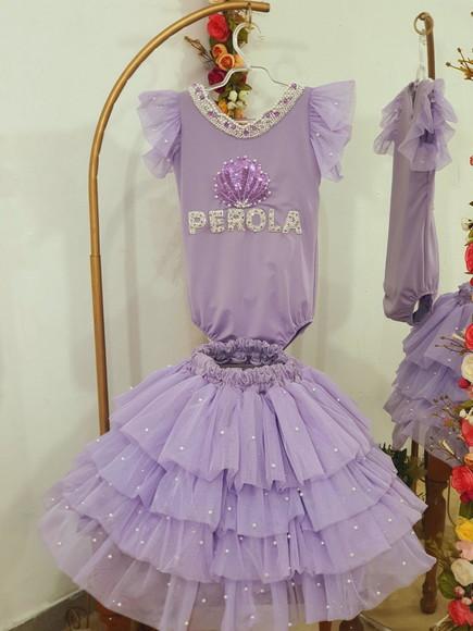 Conjunto Boby Saia Sereia Luxo