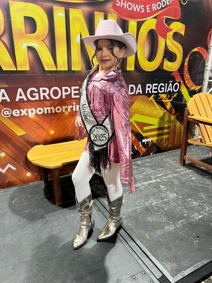 Conjunto Boiadeira Rosa Franja