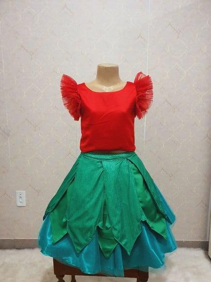 Fantasia Lilo Top e Saia Tema Fantasia Lilo e Stitch