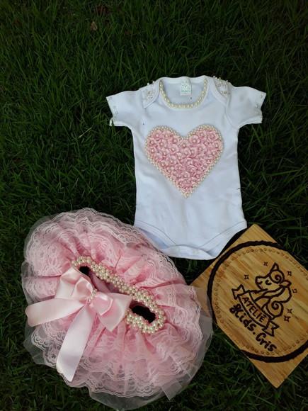 Kit boby + calcinha bunda rica