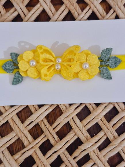 Kit Faixa de Cabelo Infantil na Meia de Seda