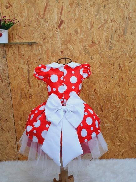 Mínnie Vermelha vestido da mínnie