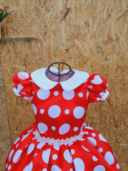 Mínnie Vermelha vestido da mínnie