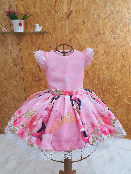 Mínnie Rosa Vestido