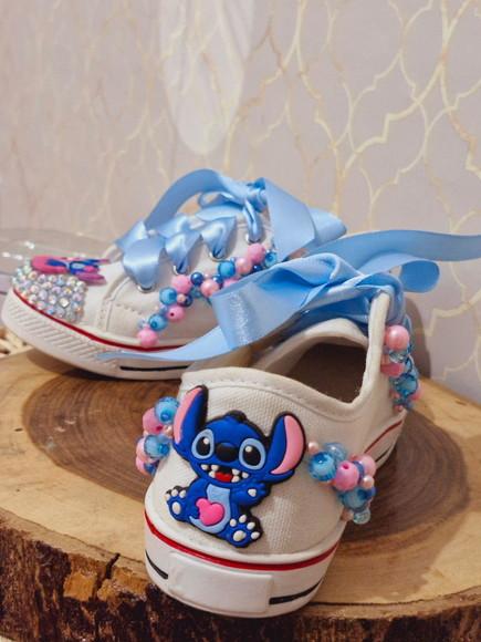 Sapato Estilo All Star Tema Stitch