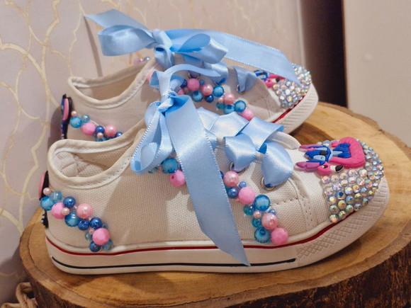 Sapato Estilo All Star Tema Stitch