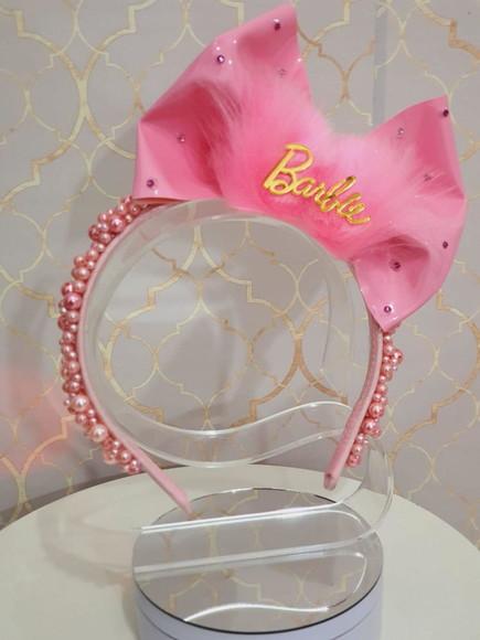 Tiara Barbie Luxo Laço