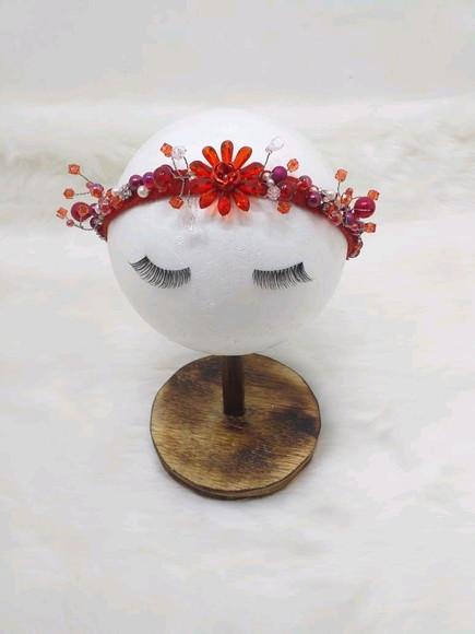 Tiara Headband red vibrante