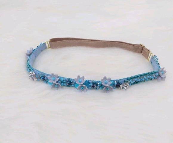 Tiara headband Blue bebê