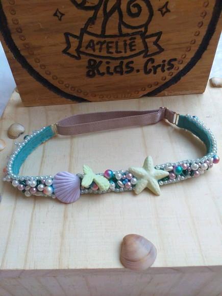 Tiara Headbands Pequena Sereia