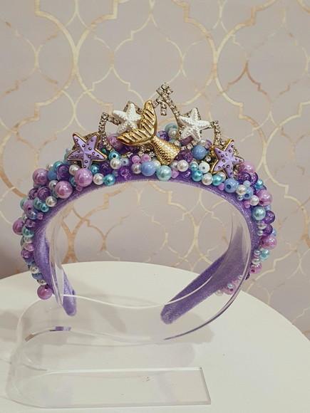 Tiara Luxo Coroa Sereia