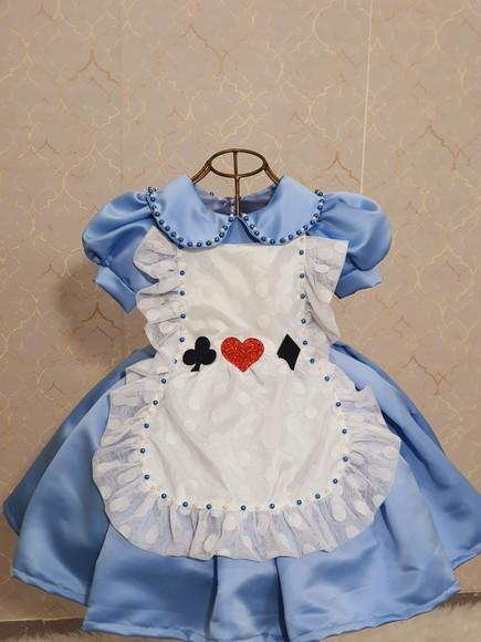 Vestido Azul Alice no País das Maravilhas