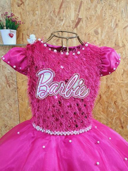 Vestido Barbie Luxo pra aniversario
