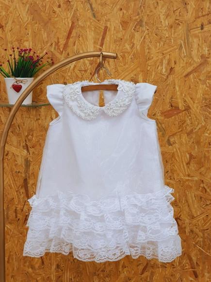 Vestido batizado babadinho