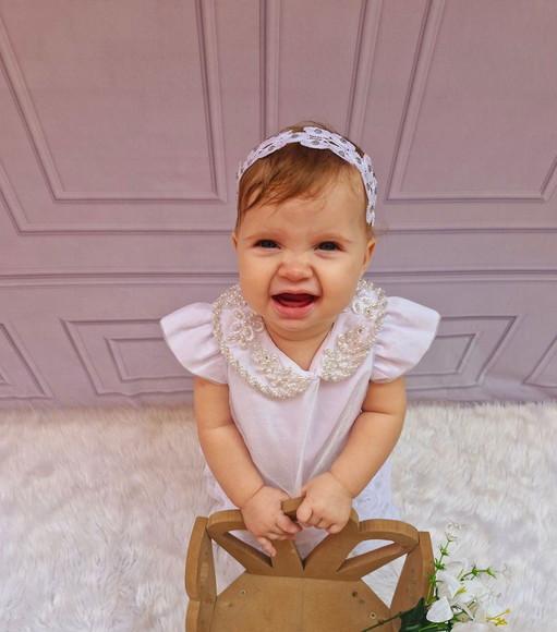 Vestido batizado babadinho