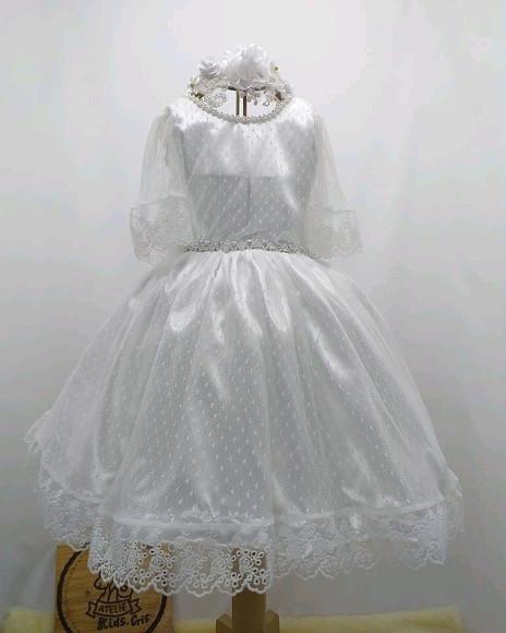 Vestido batizado infantil