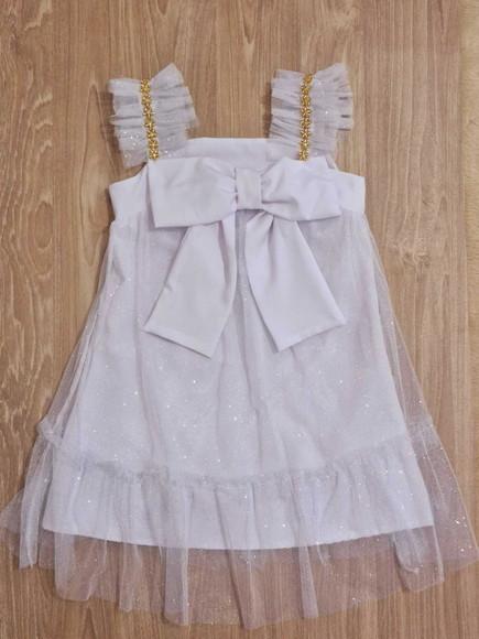 Vestido Branco Reveillon Infantil
