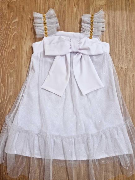Vestido Branco Reveillon Infantil