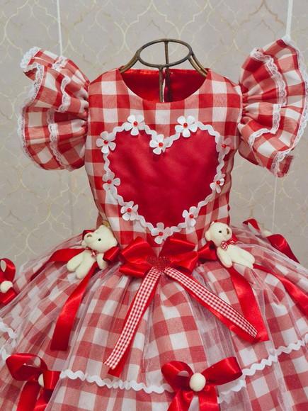 Vestido Caipirinha Delicada Festa Junina